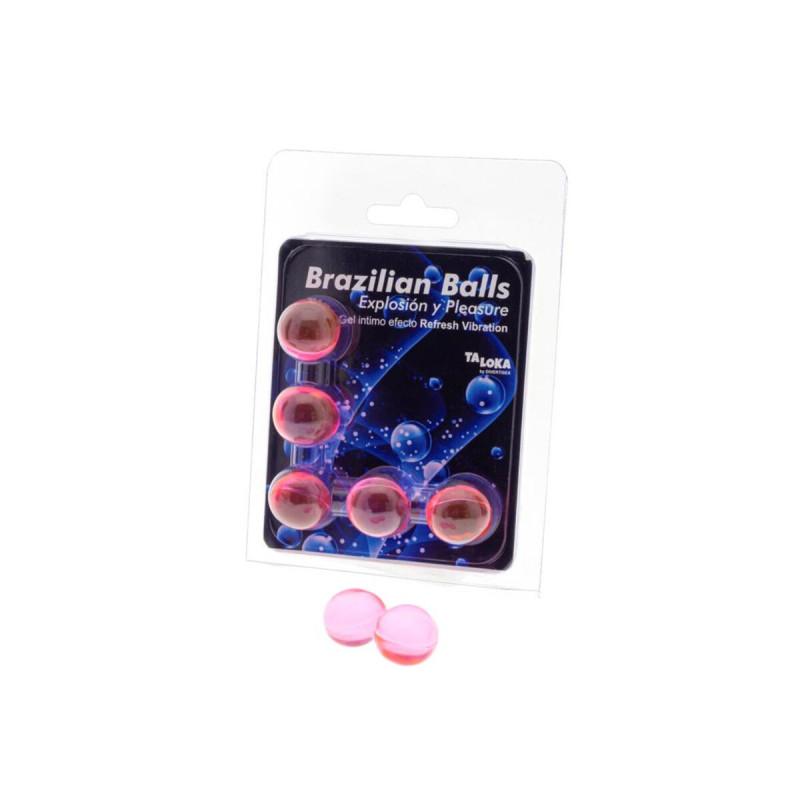 TALOKA - 5 BRAZILIAN BALLS REFRESH VIBRATING EFFECT EXCITING GEL
