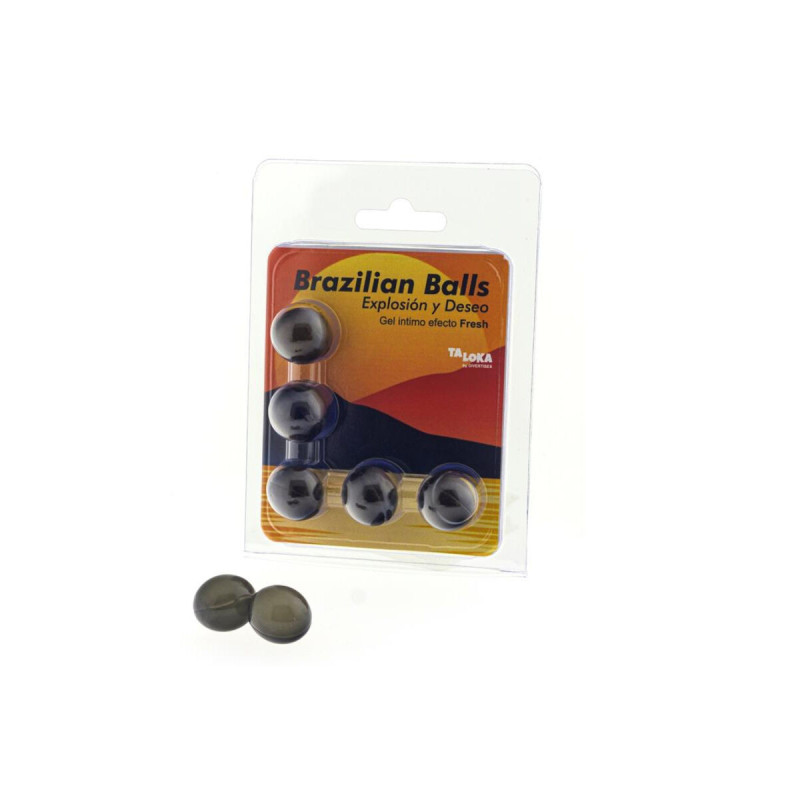 TALOKA - 5 BOULES BRÉSILIENNES GEL EXCITANT EFFET FRAIS