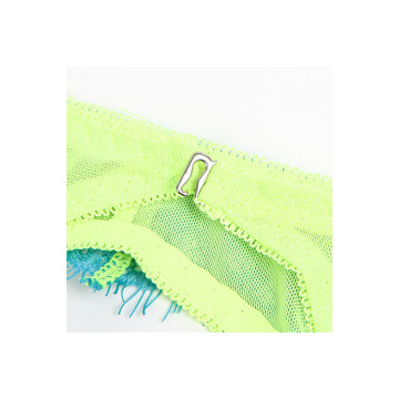 Subblime - 955311 Bh - Set Mit Spitze Und Strumpfband Grün Und Blau