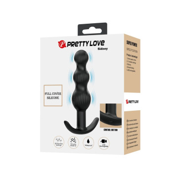 Pretty Love - Sidney Vibrador Anal 10 Vibraciones Negro | Vybes.it