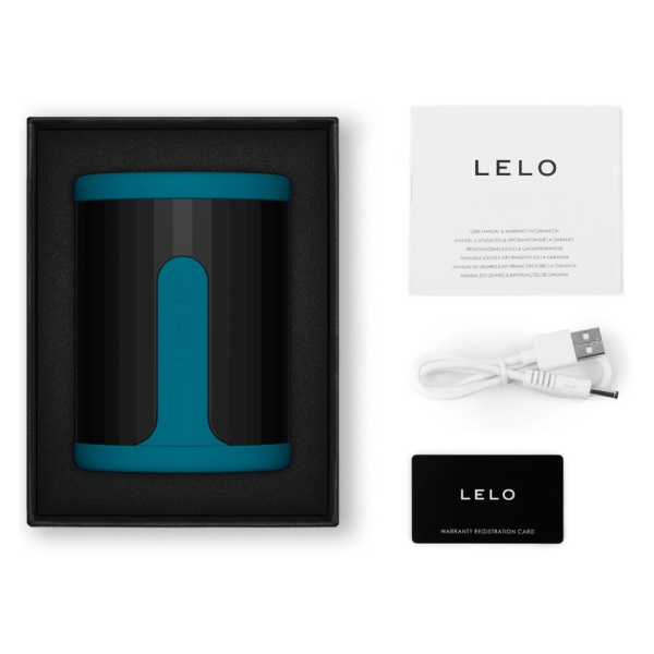 LELO - F2S™ TEAL MÄNNLICHER MASTURBATOR BLAU