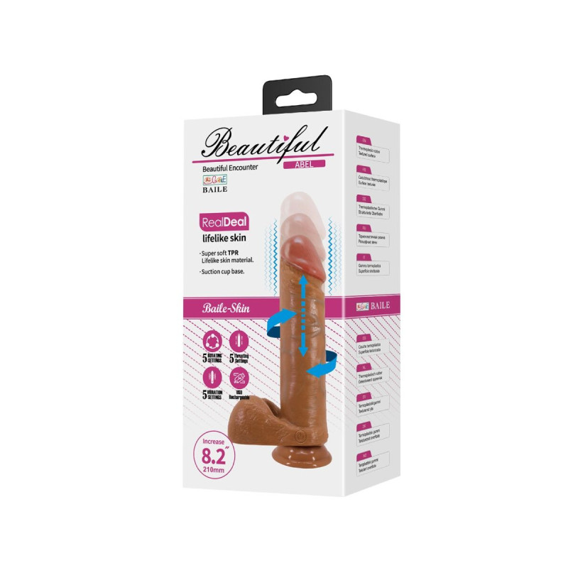 Baile - Abel Dildo Realístico 21 Cm Mulato | Vybes.it