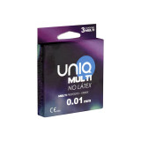 UNIQ - PRESERVATIVO SENZA LATTICE MULTI 3 UNITÀ - Senza latex