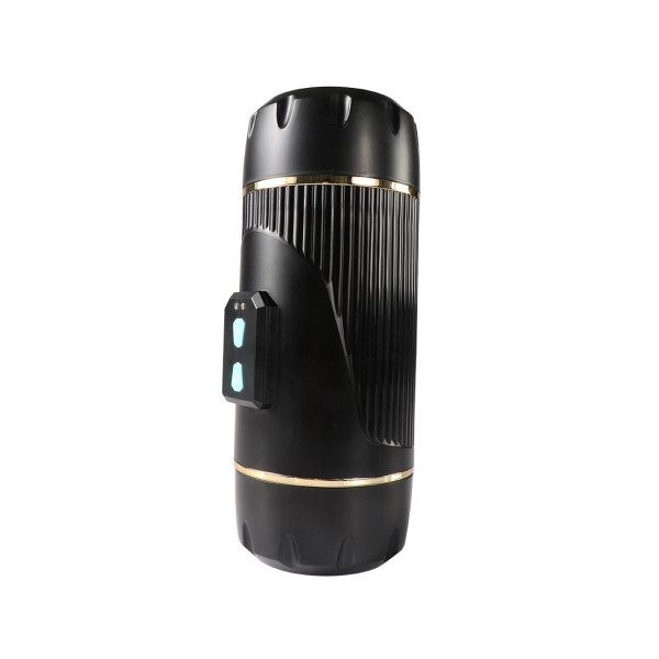 SHEQU - KAY MASTURBADOR DOBLE CON VIBRACIÓN DUAL BOCA Y VAGINA