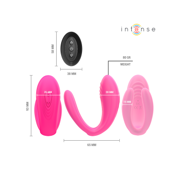 Intense - Julia Double Vibrateur À Pince Stimulateur Avec