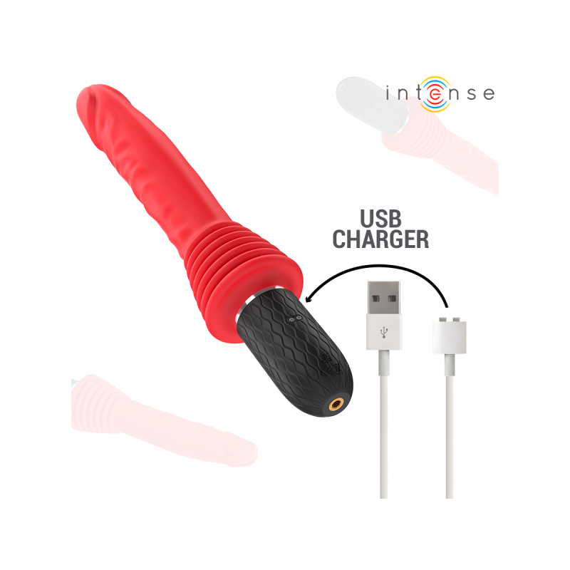 Intense - Cynthia Fernbedienungs - Stossvibrator Mit Wärmefunktion