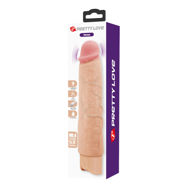 PRETTY LOVE - SOREN VIBRADOR REALÍSTICO FLEXIBLE