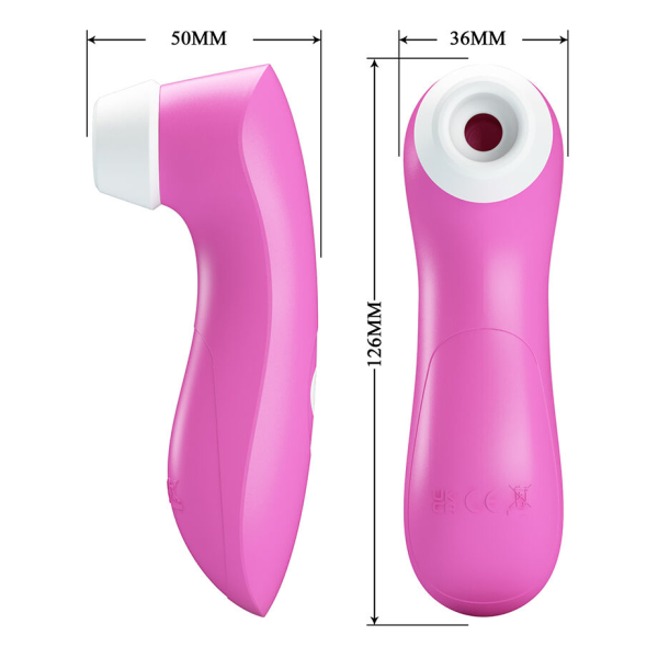 ROMANCE - SUCCIONADOR DE CLÍTORIS CON TECNOLOGÍA DE PULSACIÓN ROSA
