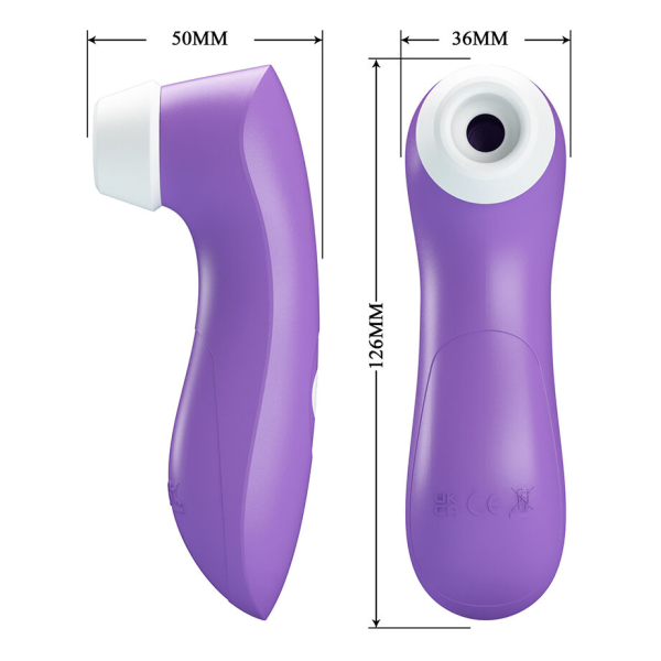 ROMANCE - SUCCIONADOR DE CLÍTORIS CON TECNOLOGÍA DE PULSACIÓN MORADO