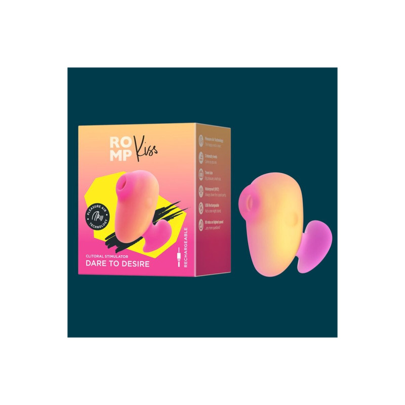 Romp - Kiss Succionador De Clítoris Vibrador De Dedo Recargable |