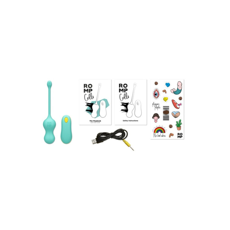 Romp - Cello Vibrant Multifonction Cello Turquoise Avec