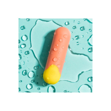 ROMP - RIOT MULTIFUNKTIONS-VIBRATIONSKUGEL ORANGE + GELB - Vibrierend…