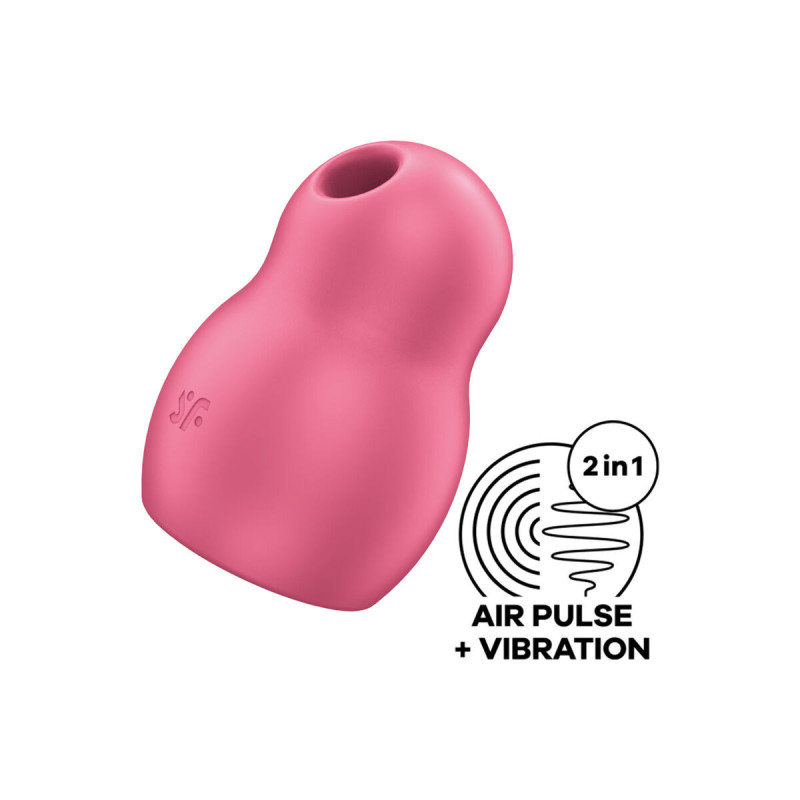 Satisfyer - Pro To Go 1 Estimulador Y Vibrador Doble Rojo | Vybes.it