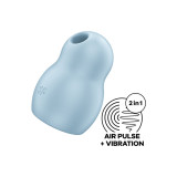 Satisfyer - Pro To Go 1 Estimulador Y Vibrador Doble Azul | Vybes.it