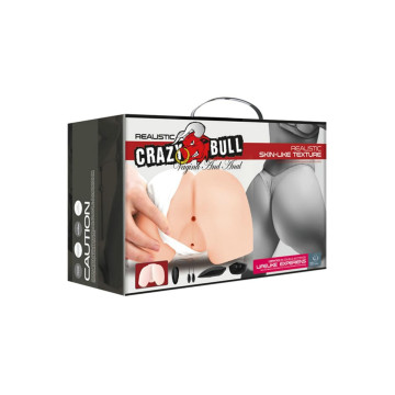 Crazy Bull - Vagina Y Ano Realísticos Con Vibración Posición 4 |