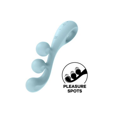 Satisfyer - Tri Ball 2 Multi Vibrador Azul | Vybes.it