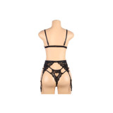 Subblime - Set 3 Piezas Sujetador + Liguero + Tanga L/Xl | Vybes.it
