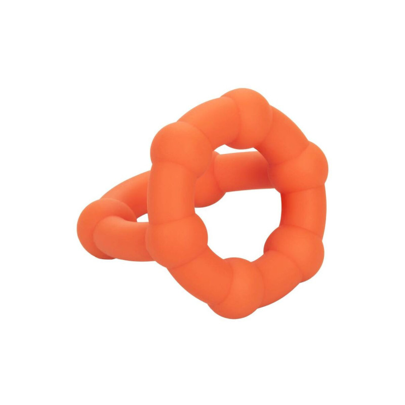 CALEXOTICS - ALPHA ALL STAR RING ORANGE - Cockrings without vibration