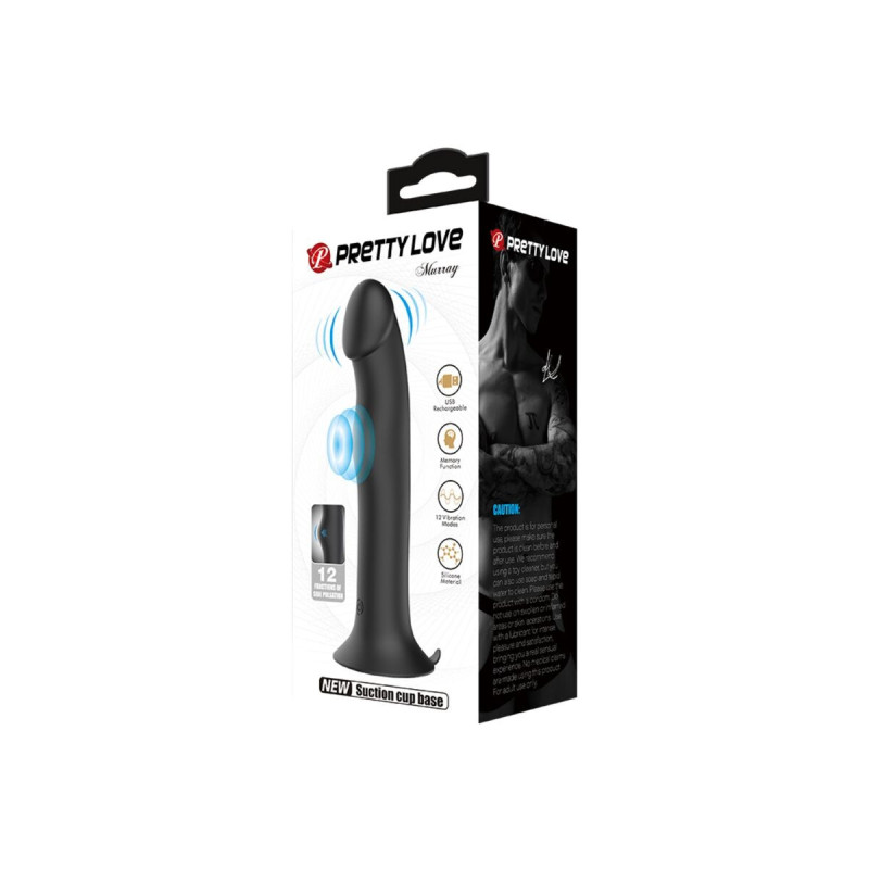Pretty Love - Vibrateur Et Succion Clitorisé Murray Black | Vybes.it