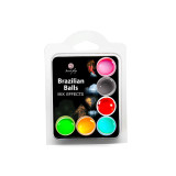 SECRET PLAY - SET 6 BRAZILIAN BALLS MIX EFFECT - SECRETPLAY COSMETIC