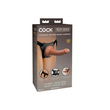 King Cock - Elite Bequemer Verstellbarer Gurt Mit Dildo 17.8 Cm |