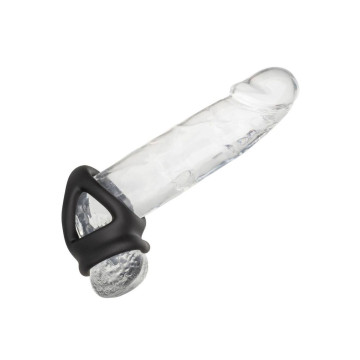 CALEXOTICS - ALPHA DUAL CAGE RING SCHWARZ - Cockringe ohne Vibration