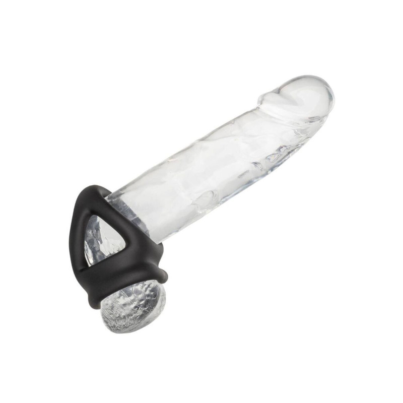 CALEXOTICS - ALPHA DUAL CAGE RING BLACK - Cockrings without vibration