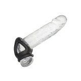CALEXOTICS - ALPHA DUAL CAGE RING SCHWARZ - Cockringe ohne Vibration