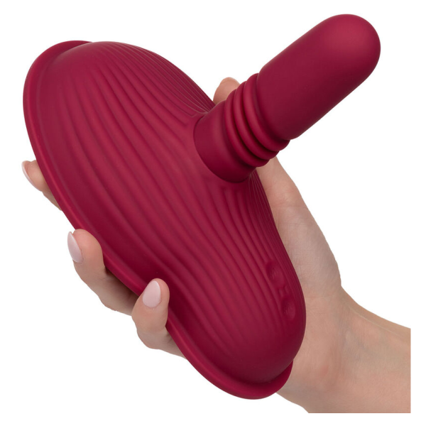 CALEXOTICS - RIDER MASSAGER DOUBLE MOTEUR TÉLÉCOMMANDE ROUGE