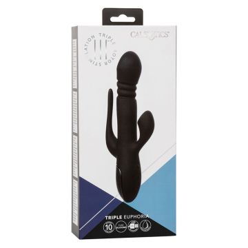 CALEXOTICS - VIBRATORE TRIPLE EUPHORIA NERO