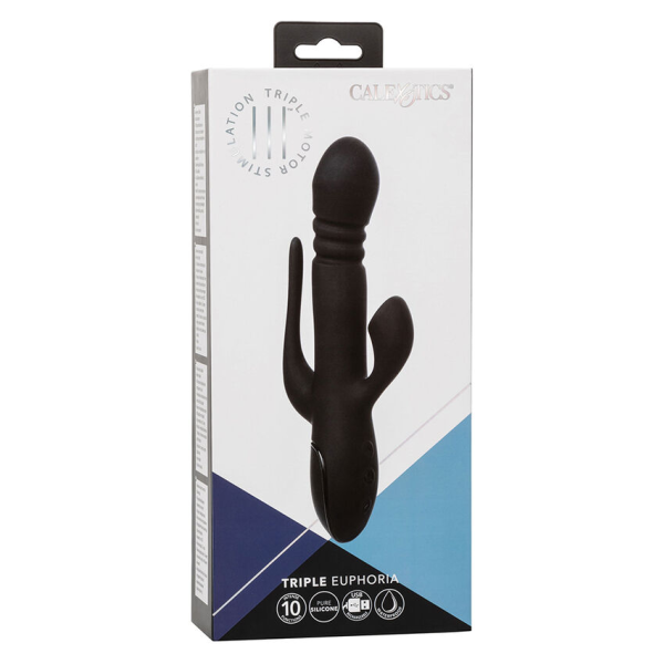 CALEXOTICS - VIBRATORE TRIPLE EUPHORIA NERO