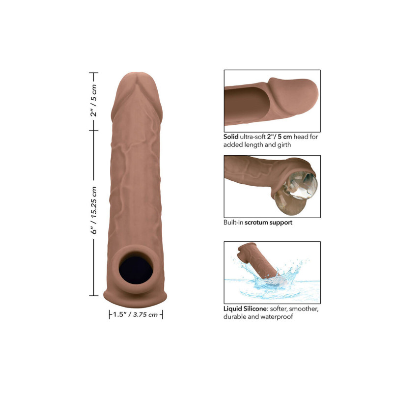 Calexotics - Performance Maxx Extensión Realista 8 Piel Moreno |