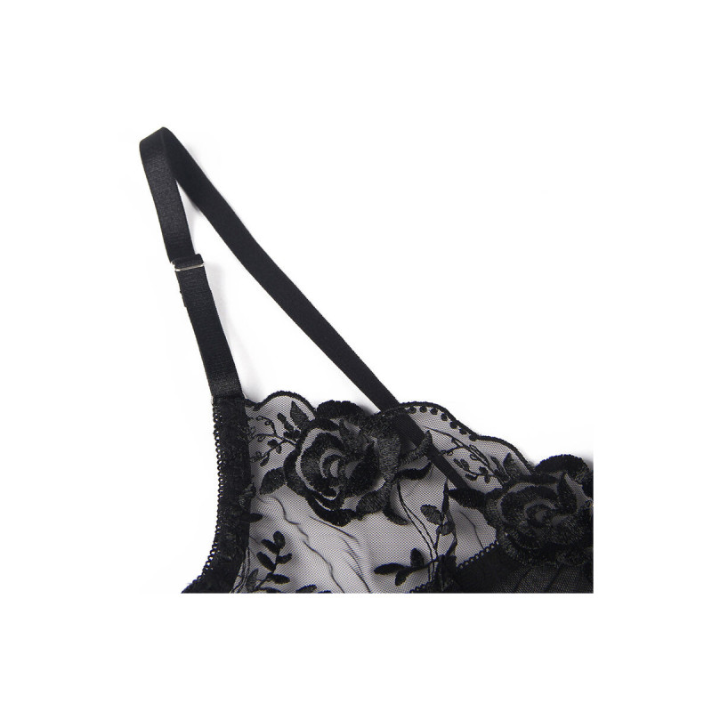 Subblime - Lot 3 Pièces Soutien - Gorge + String + Jarretière