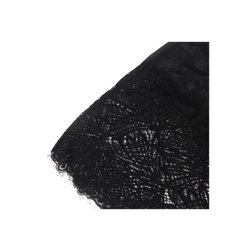 Subblime - Babydoll Con Tirantes Ajustables De Encaje Negro L/Xl |