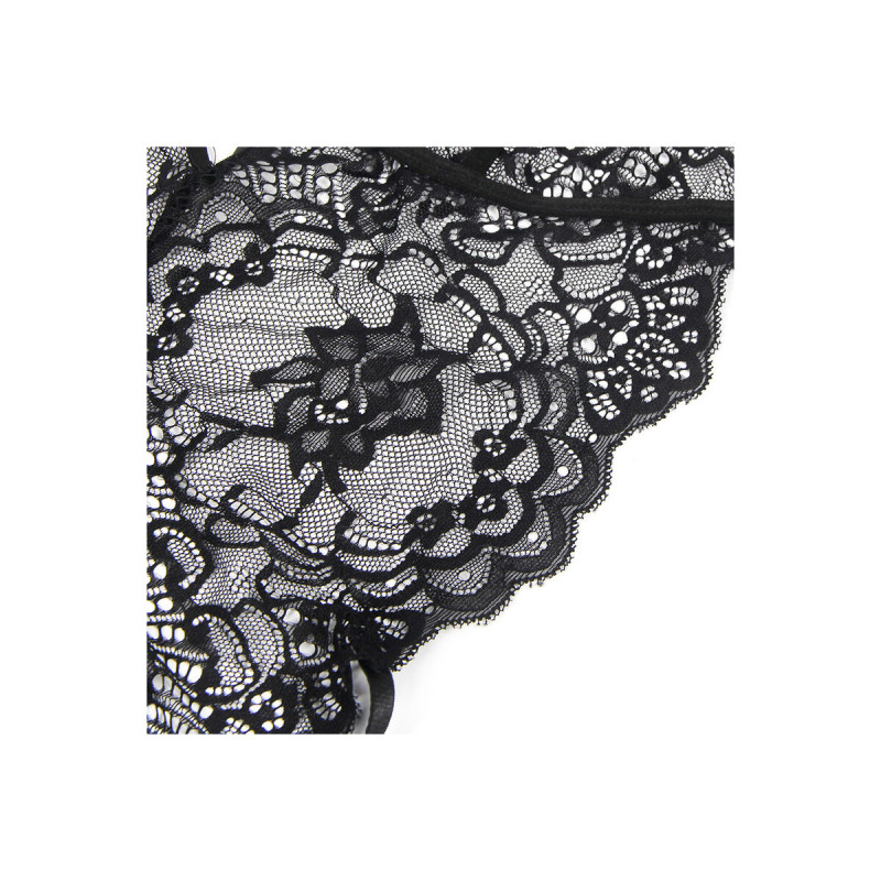 Subblime - Disfraz Policia Body Encaje Negro S/M | Vybes.it