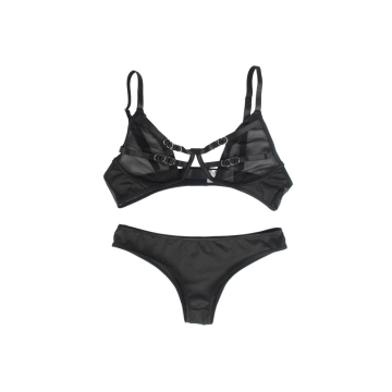 Subblime - Set Dos Piezas Sujetador Transparencias Y Tiras S/M |