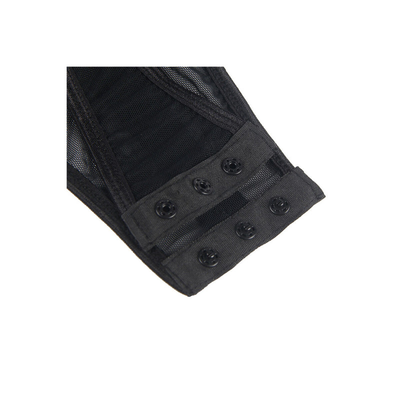 Subblime - Teddy Con Liguero Detalle Tiras Pecho Negro S/M |