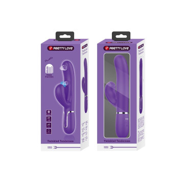 Pretty Love - Perlita Vibrador Punto G 3 En 1 Multifunción Morado |