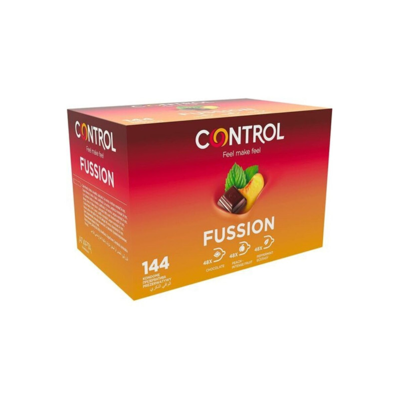 CONTROL - PRÉSERVATIFS ADAPTA FUSSION 144 UNITÉS - CONTROL CONDOMS -…