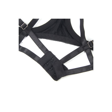 Subblime - 955205 Ensemble Soutien - Gorge Avec Nœud Noir Réglable