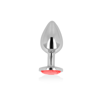 Ohmama - Plug Anal Con Cristal Rojo 8 Cm | Vybes.it
