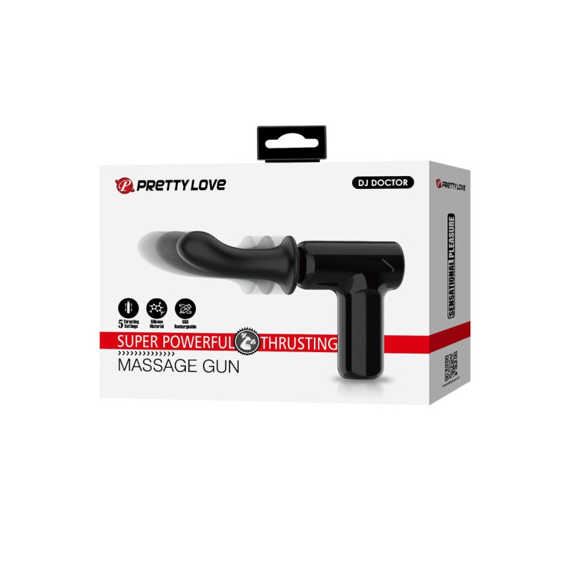 Pretty Love - Masseur Dj Doctor 5 Réglages Noir | Vybes.it