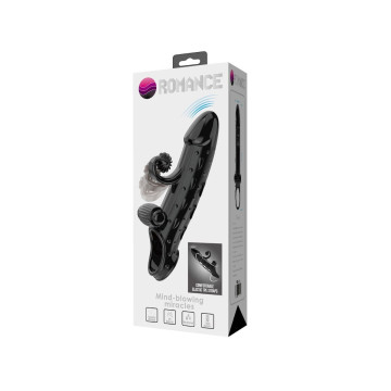 Romance - Funda Para Pene Con Vibración Negro | Vybes.it
