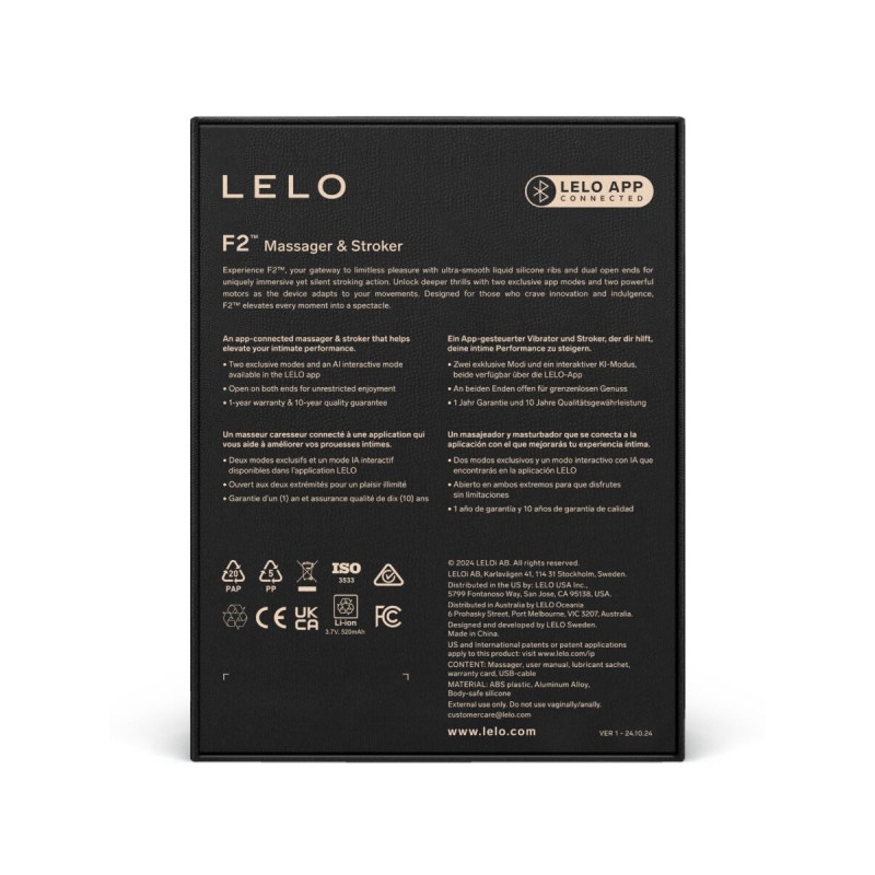 Lelo - F2S™ Teal Male Masturbator Red | Vybes.it