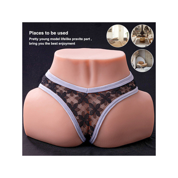 XISE - TRACY VIBRATING MASTURBADOR VAGINA Y ANO REALÍSTICO MULTIPOSICIÓN CON VIBRACIÓN