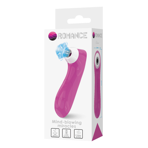 ROMANCE - SUCCIONADOR DE CLÍTORIS CON TECNOLOGÍA DE PULSACIÓN ROSA