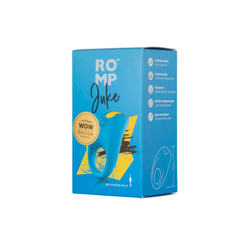 Romp - Juke Anillo De Silicona Para Pene Con Vibrador De