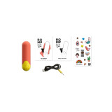 ROMP - RIOT MULTIFUNCTION VIBRATING BULLET ORANGE + YELLOW - BULLETS