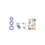 ROMP - REMIX TRIO SET OF 3 PURPLE SILICONE PENIS RINGS - Cockrings wi…