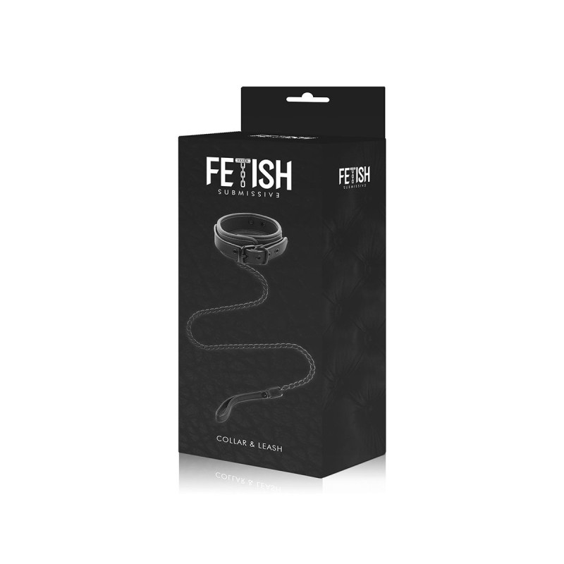 Fetish Submissive - Collar Con Cadena Con Forro De Neopreno |